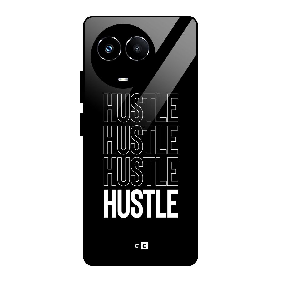 Hustle Hustle Hustle Glass Back Case for Realme 11X