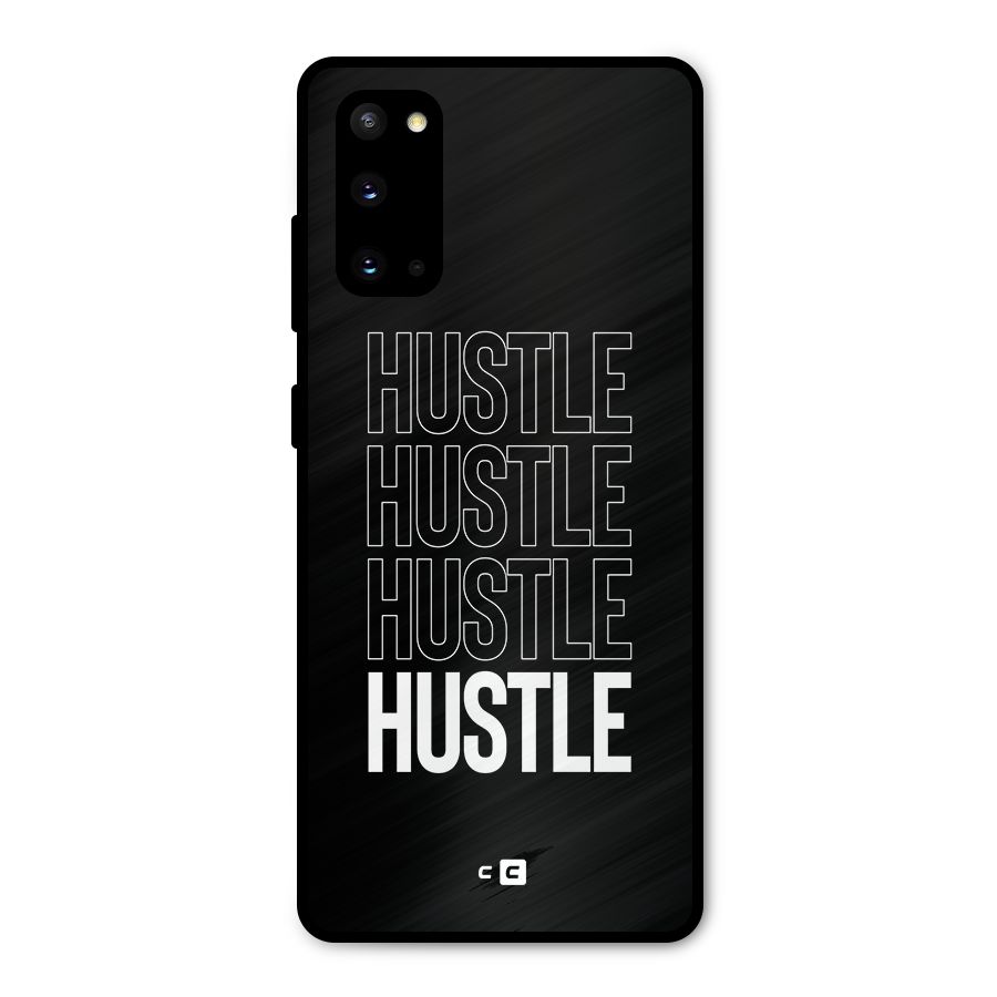Hustle Hustle Hustle Metal Back Case for Galaxy S20