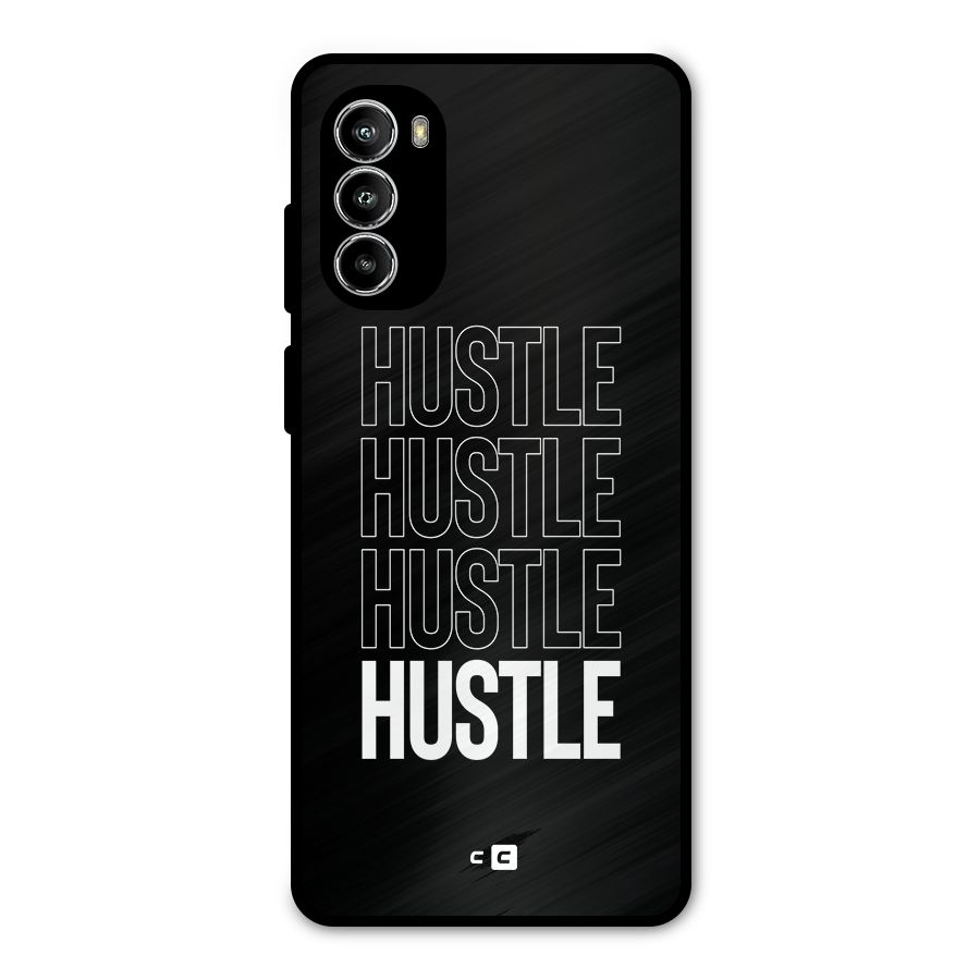 Hustle Hustle Hustle Metal Back Case for Moto G52