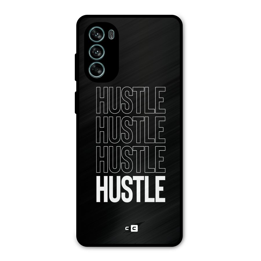 Hustle Hustle Hustle Metal Back Case for Moto G62