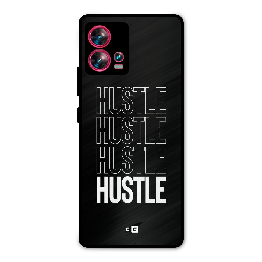 Hustle Hustle Hustle Metal Back Case for Motorola Edge 30 Fusion