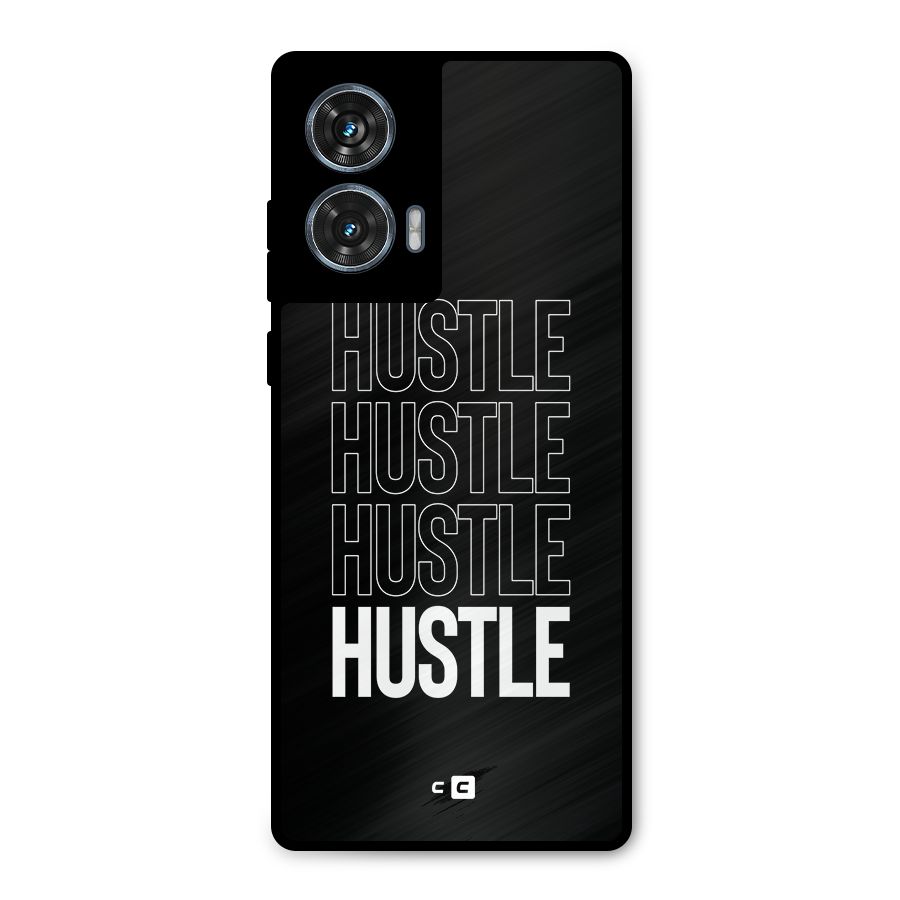 Hustle Hustle Hustle Metal Back Case for Motorola Edge 50 Fusion