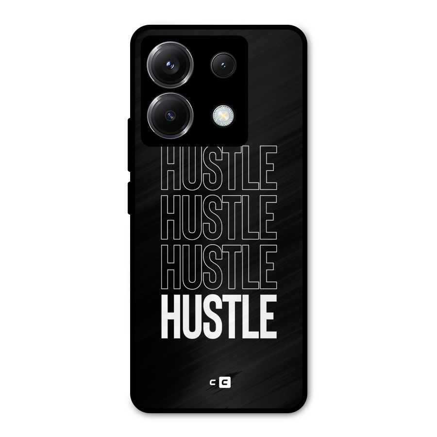 Hustle Hustle Hustle Metal Back Case for Poco X6