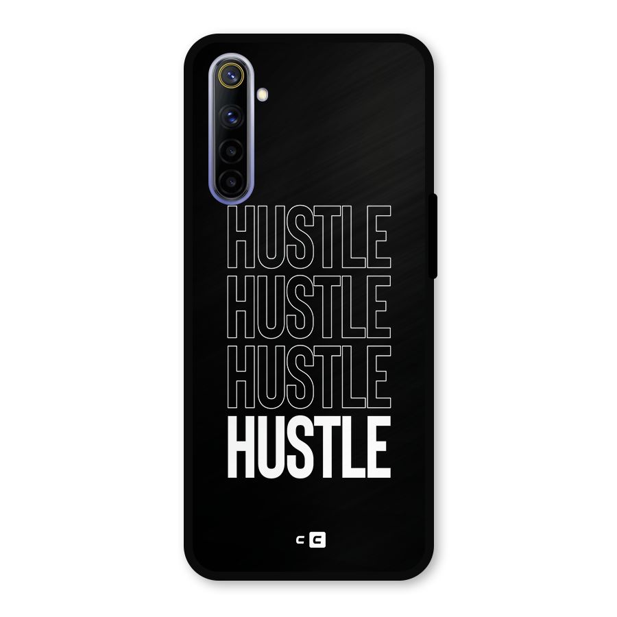 Hustle Hustle Hustle Metal Back Case for Realme 6i