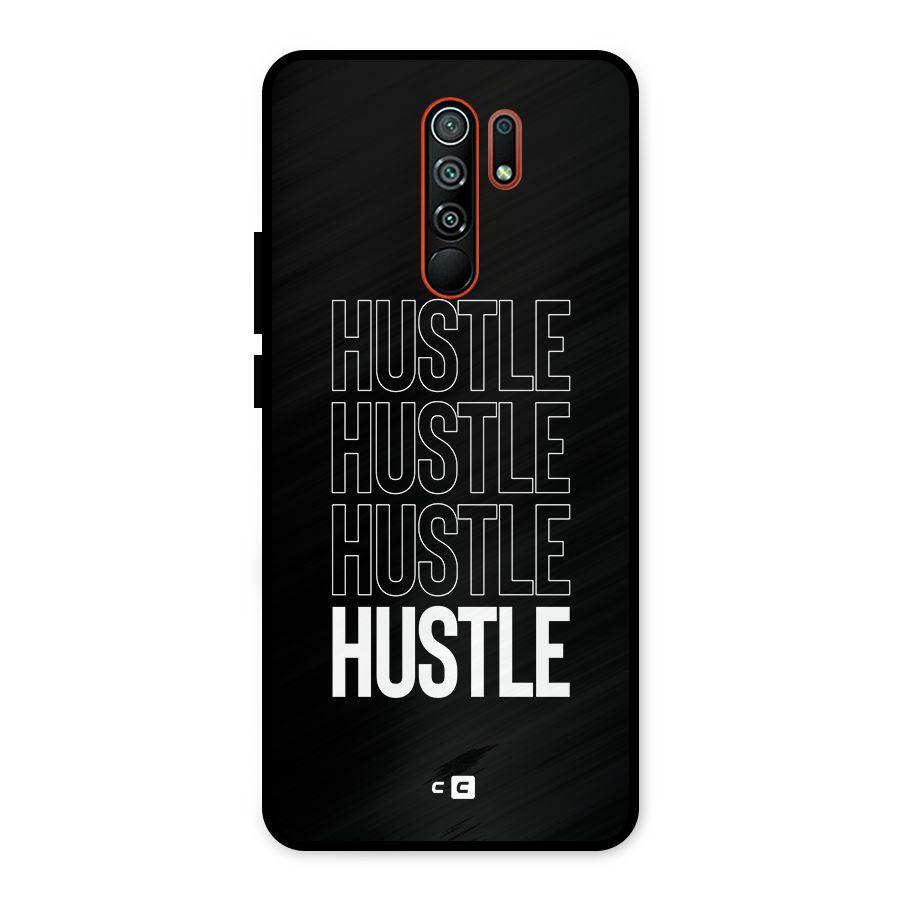 Hustle Hustle Hustle Metal Back Case for Redmi 9 Prime
