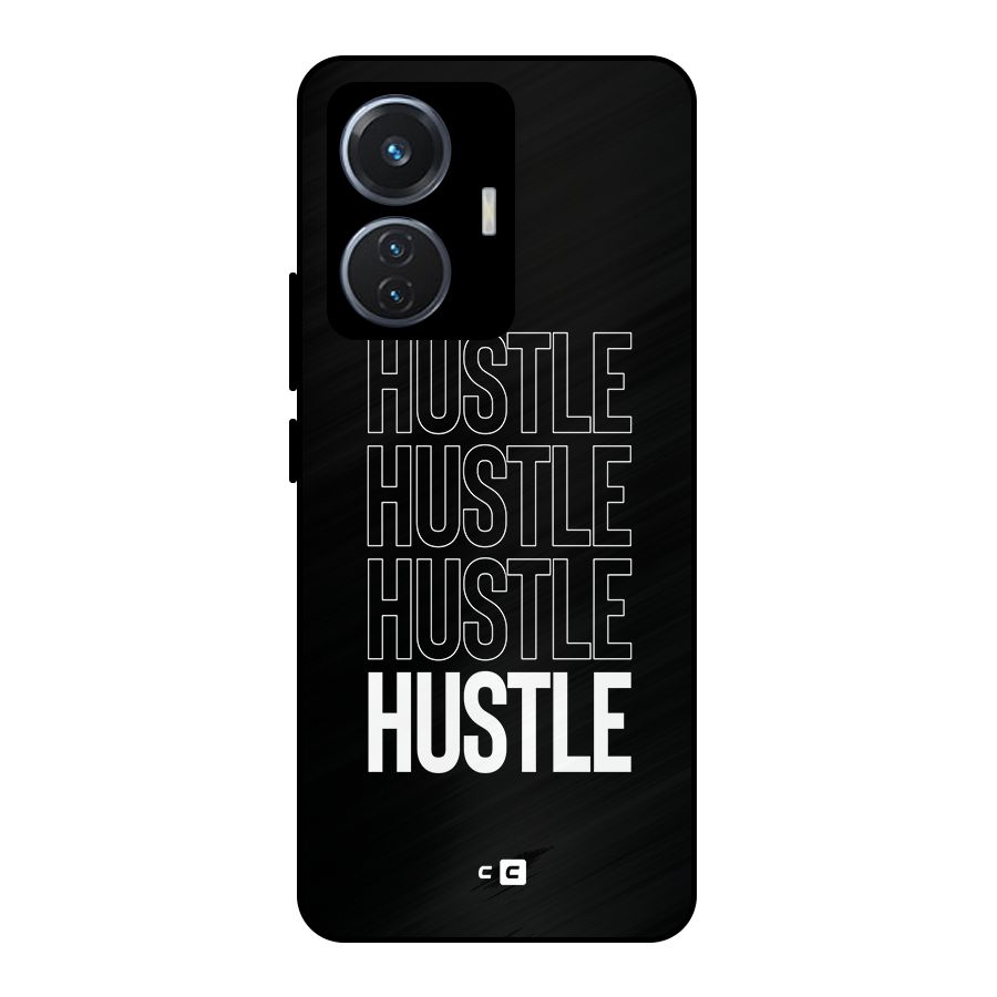 Hustle Hustle Hustle Metal Back Case for Vivo T1 44W