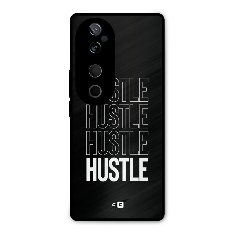 Hustle Hustle Hustle Metal Back Case for Vivo T3 Ultra