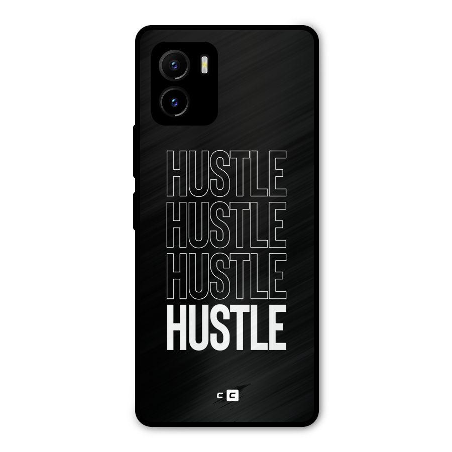 Hustle Hustle Hustle Metal Back Case for Vivo Y15s