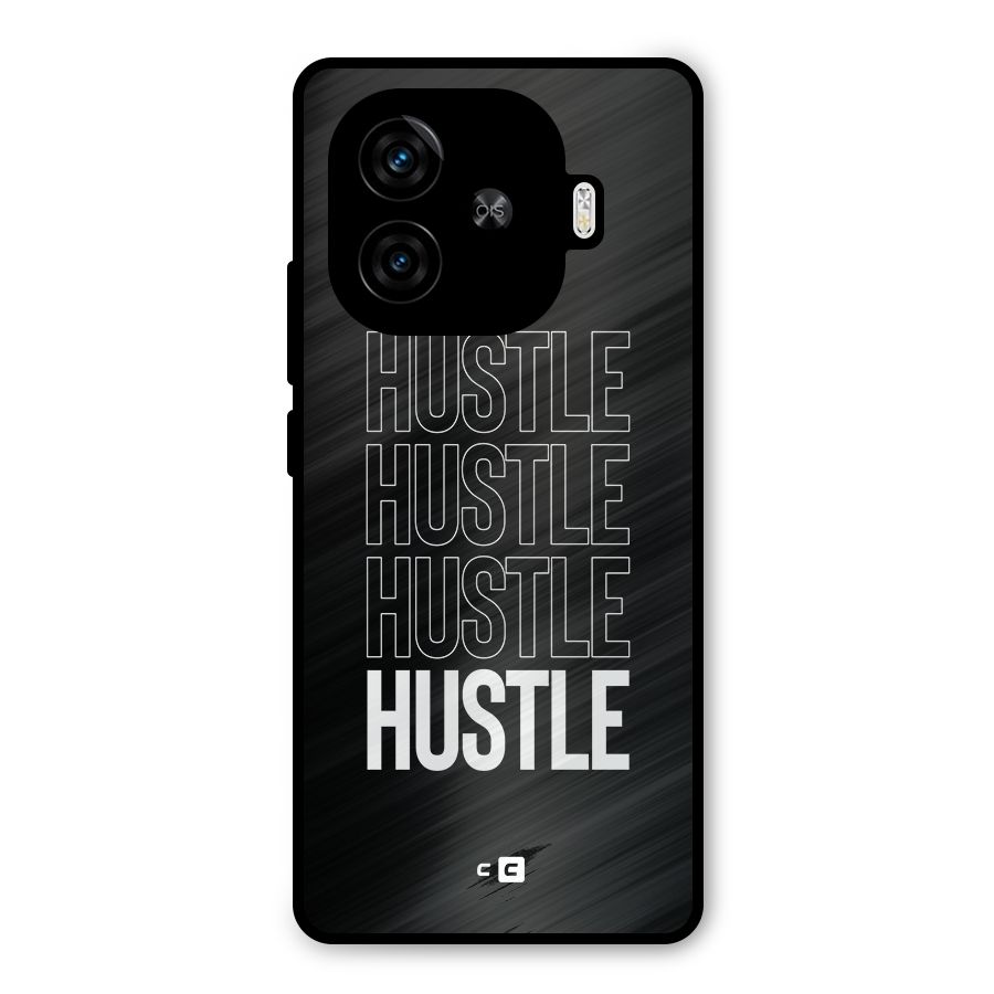 Hustle Hustle Hustle Metal Back Case for iQOO Z9 Turbo