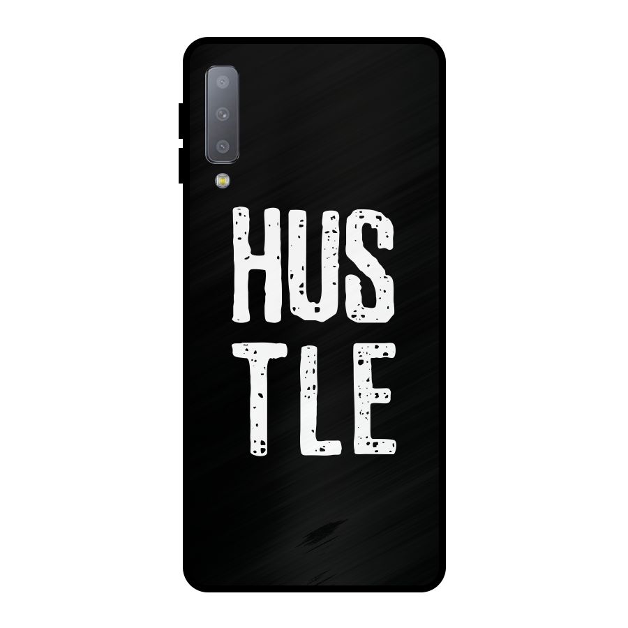 Hustle Metal Back Case for Galaxy A7 (2018)