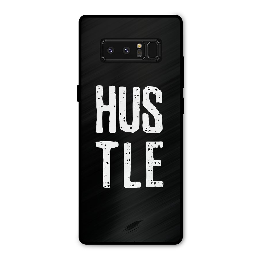 Hustle Metal Back Case for Galaxy Note 8