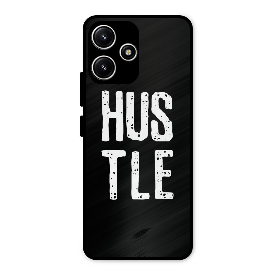 Hustle Metal Back Case for Poco M6 Pro