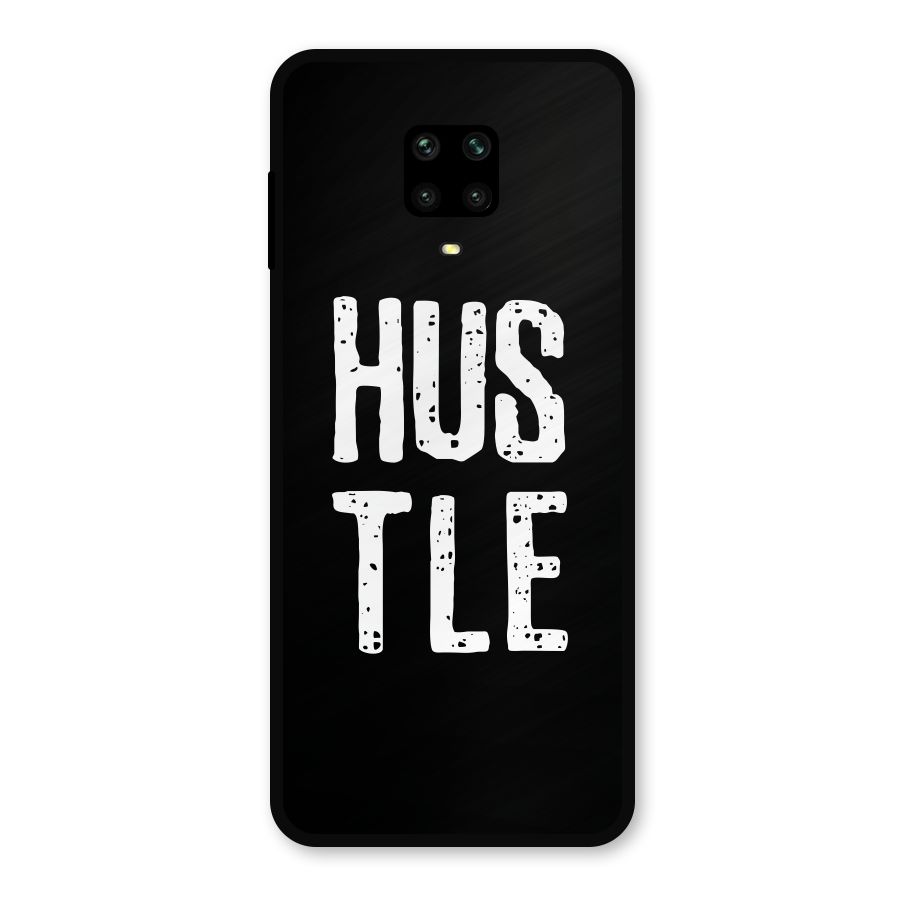Hustle Metal Back Case for Redmi Note 9 Pro