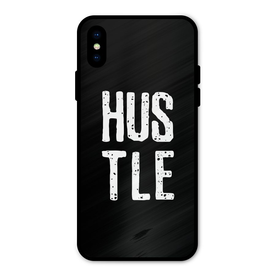 Hustle Metal Back Case for iPhone XS