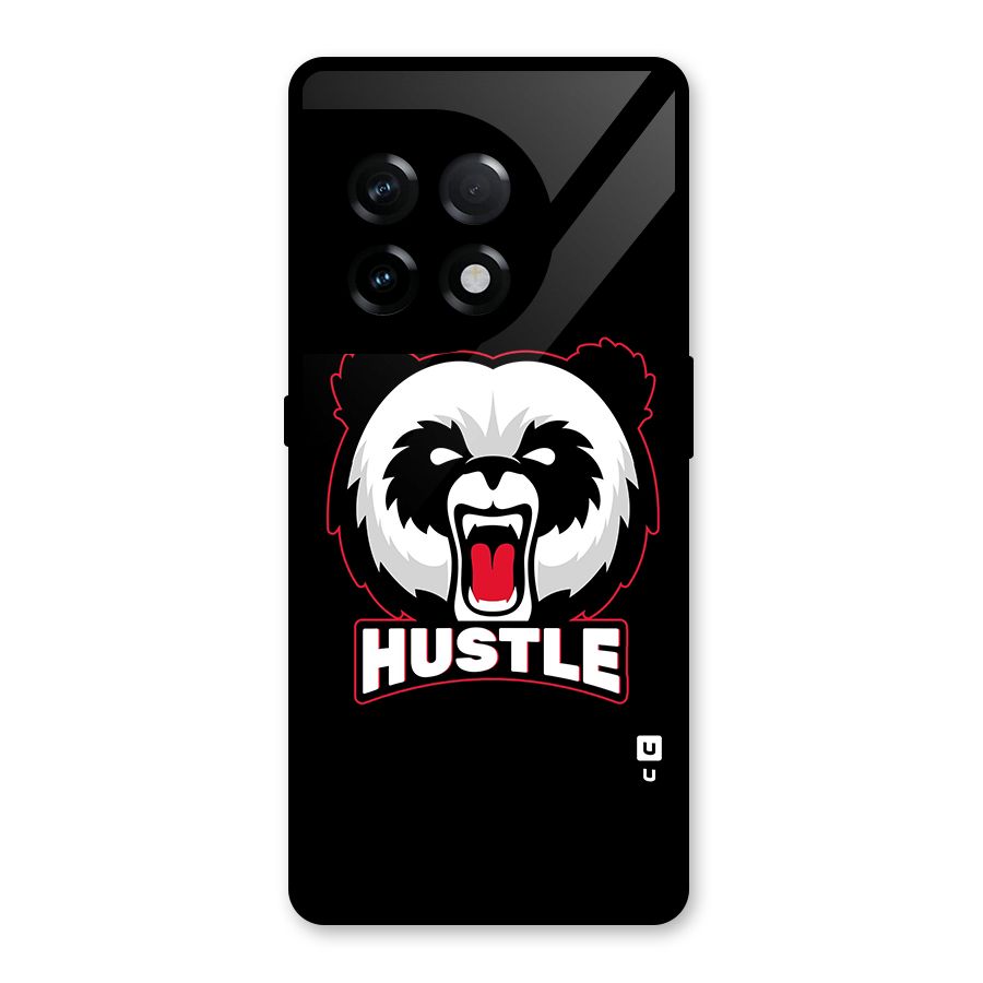 Hustle Panda Glass Back Case for OnePlus 11R