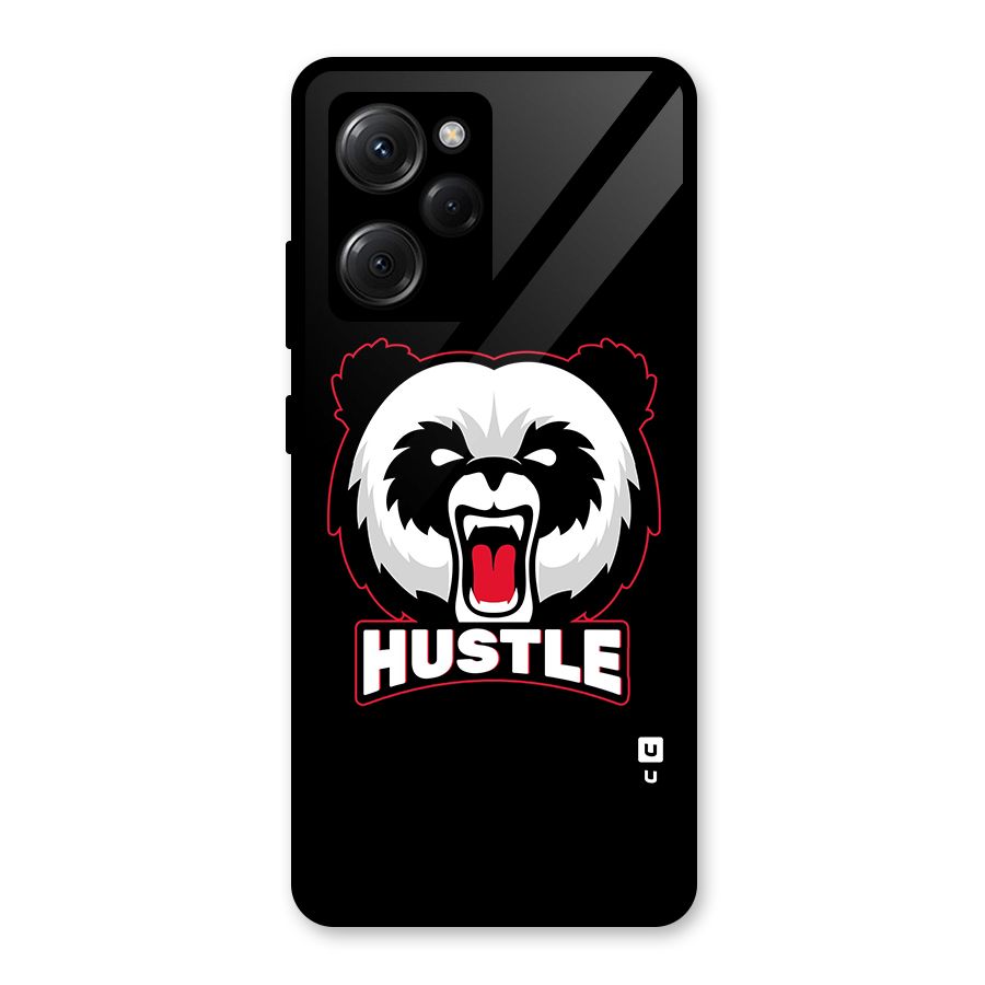 Hustle Panda Glass Back Case for Poco X5 Pro