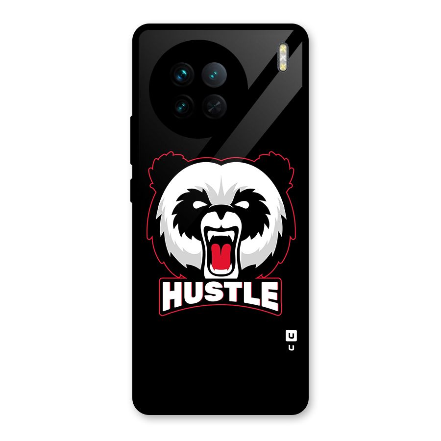 Hustle Panda Glass Back Case for Vivo X90