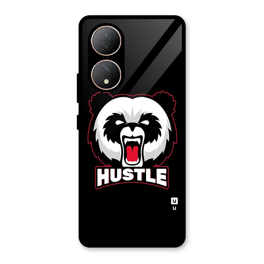 Hustle Panda Glass Back Case for Vivo Y100A