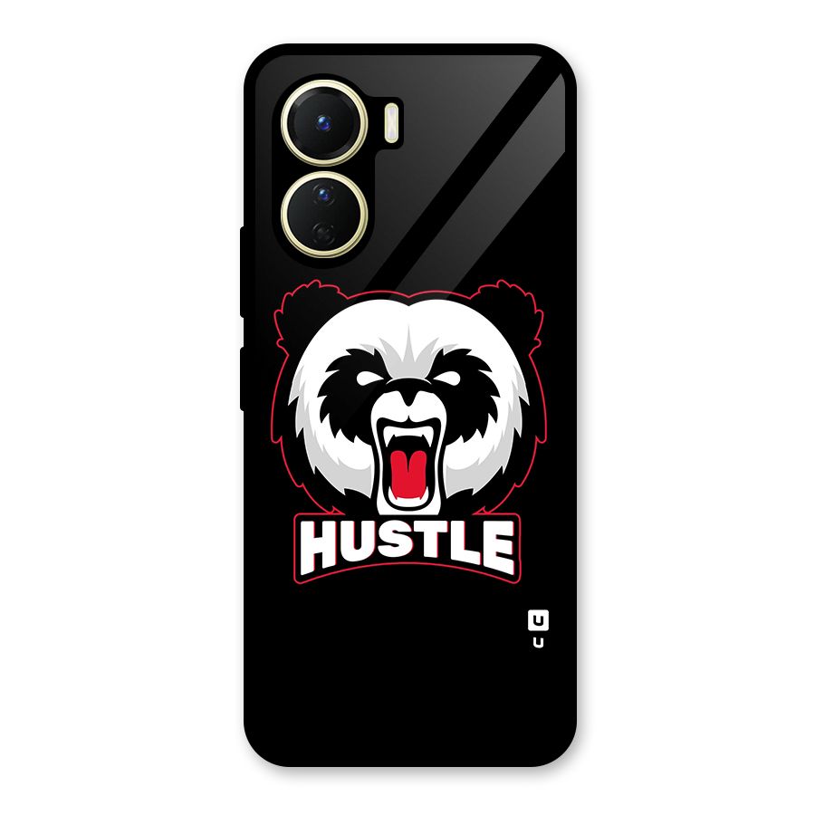 Hustle Panda Glass Back Case for Vivo Y16
