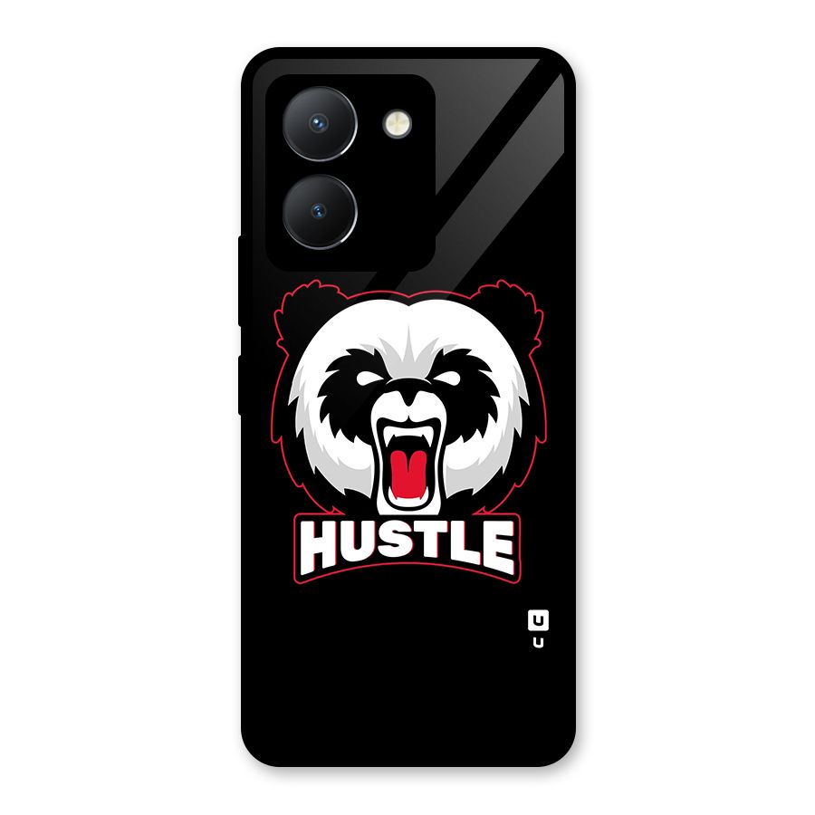 Hustle Panda Glass Back Case for Vivo Y36