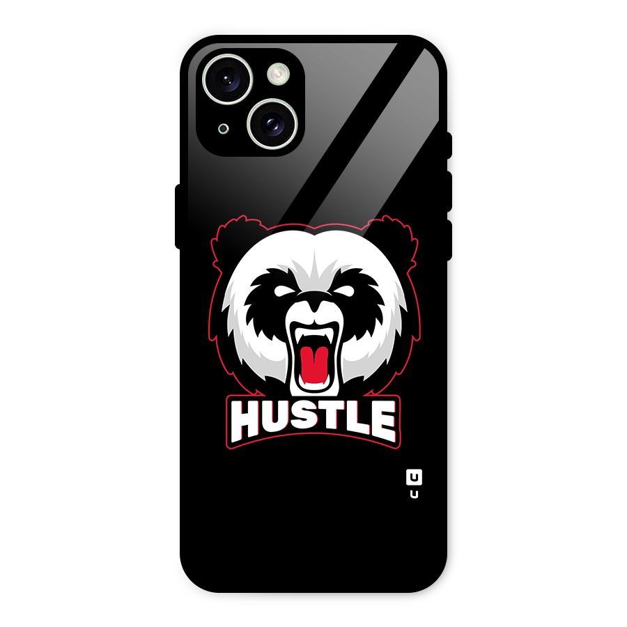 Hustle Panda Glass Back Case for iPhone 15 Plus