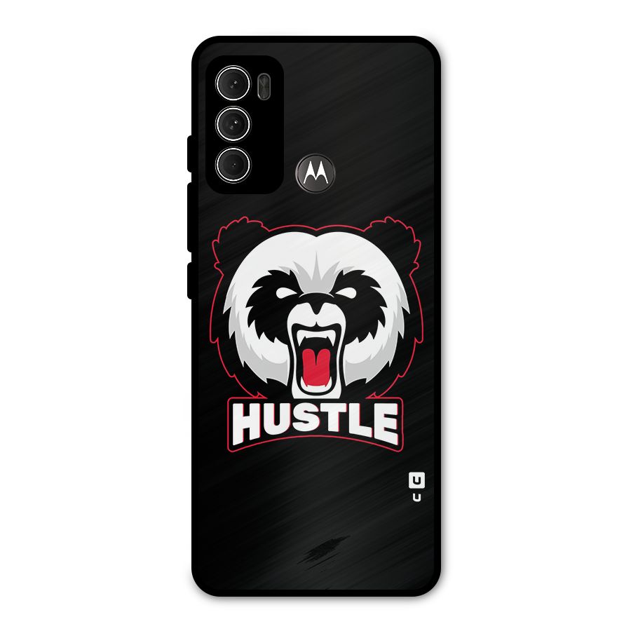 Hustle Panda Metal Back Case for Moto G60