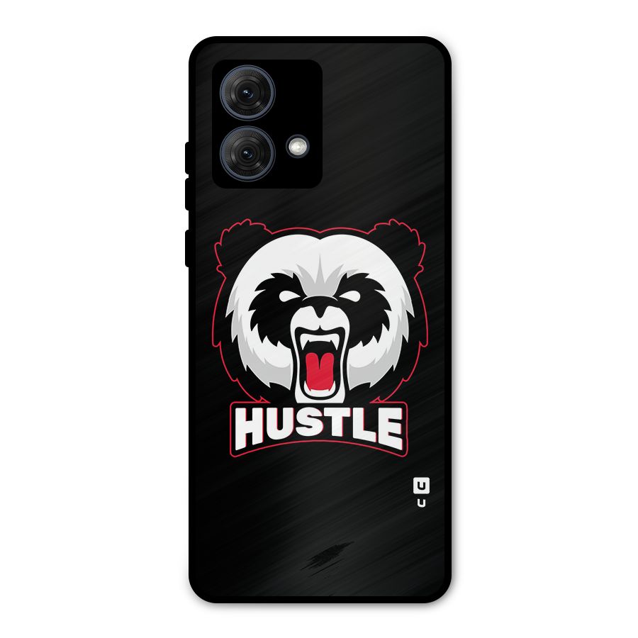 Hustle Panda Metal Back Case for Moto G84