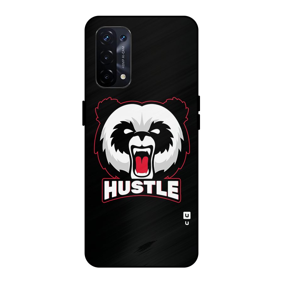 Hustle Panda Metal Back Case for Oppo A74 5G