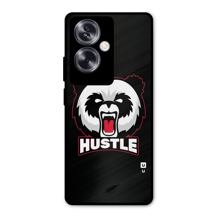 Hustle Panda Metal Back Case for Oppo A79 5G
