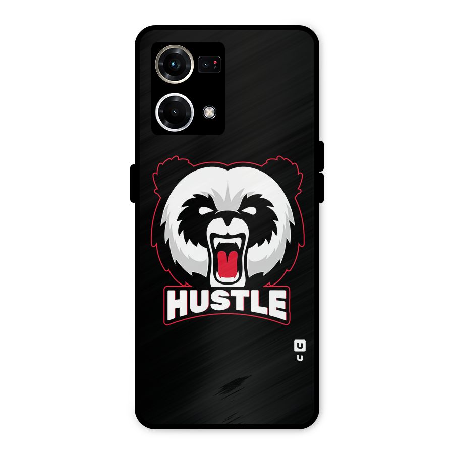 Hustle Panda Metal Back Case for Oppo F21s Pro 4G