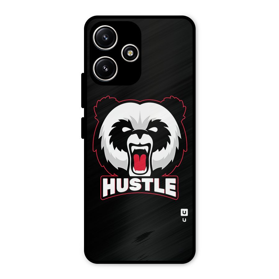Hustle Panda Metal Back Case for Poco M6 Pro