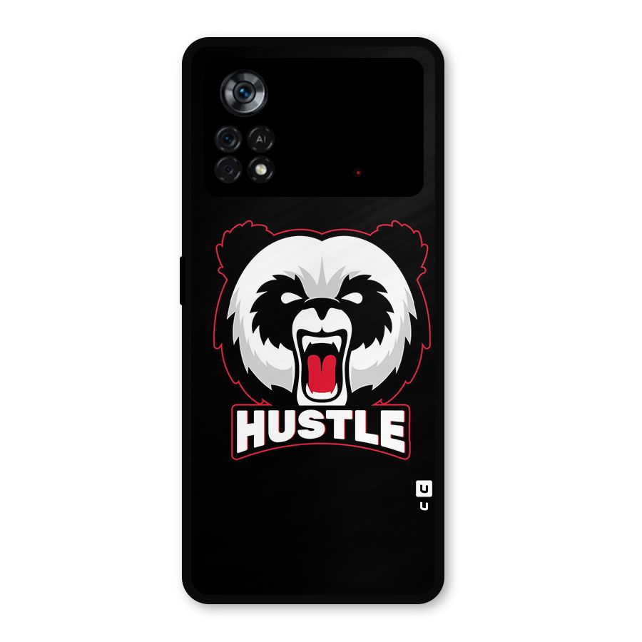 Hustle Panda Metal Back Case for Poco X4 Pro 5G