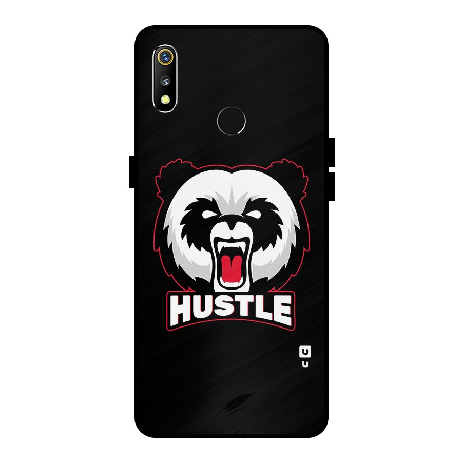 Hustle Panda Metal Back Case for Realme 3i