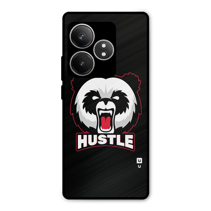 Hustle Panda Metal Back Case for Realme GT 6T