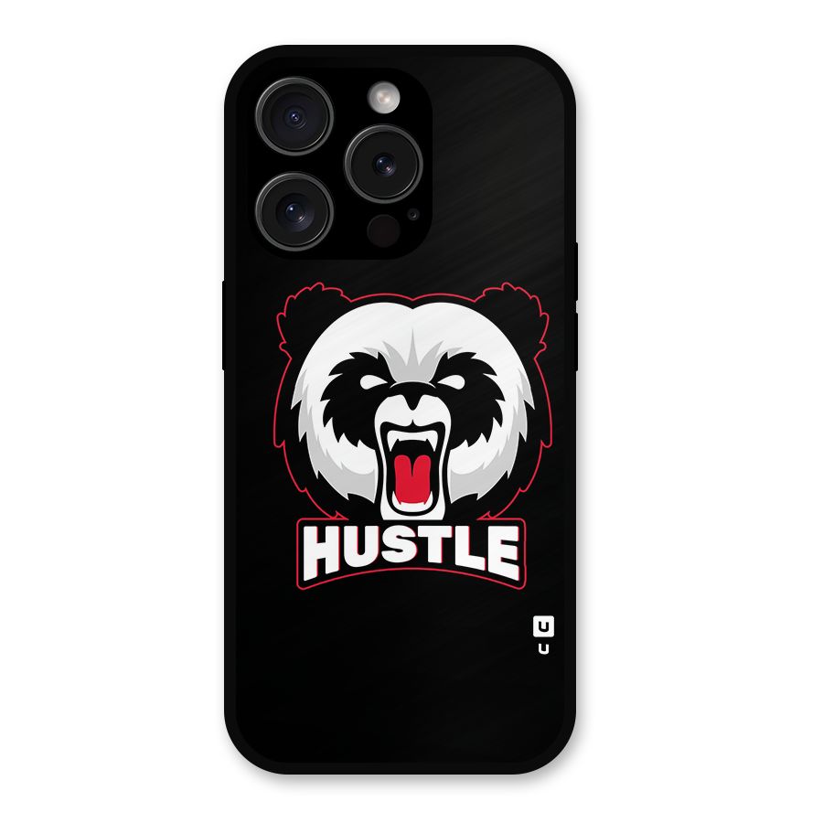 Hustle Panda Metal Back Case for iPhone 15 Pro