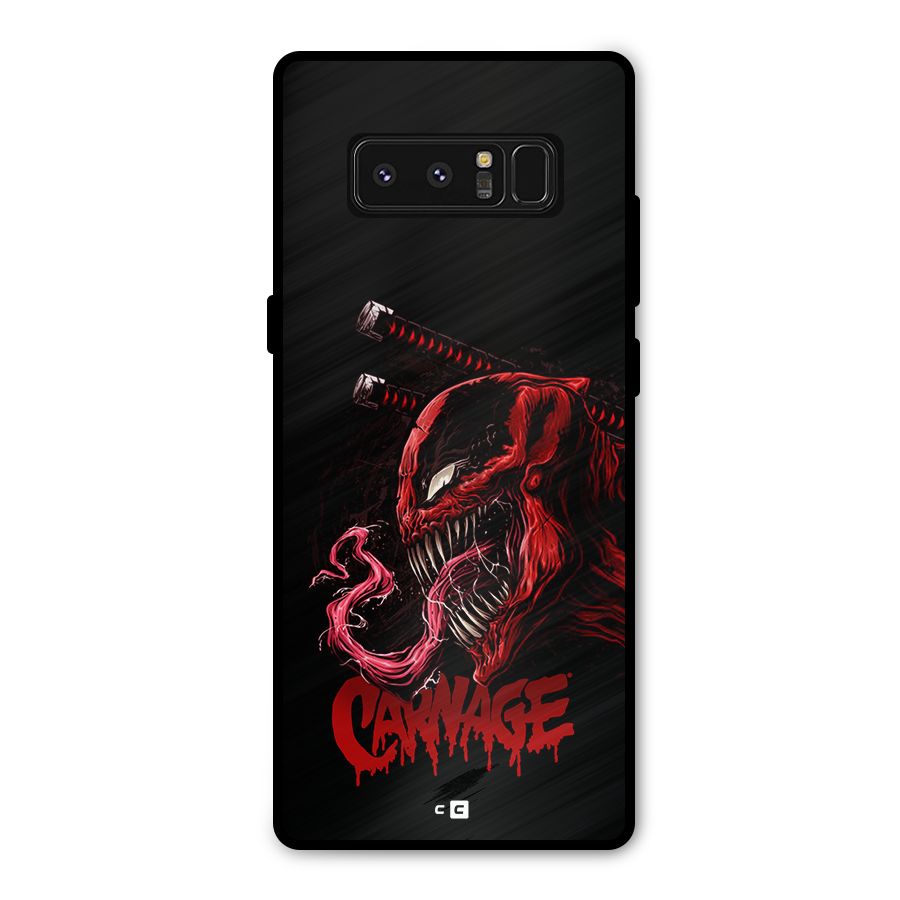 Hybrid Carnage Metal Back Case for Galaxy Note 8
