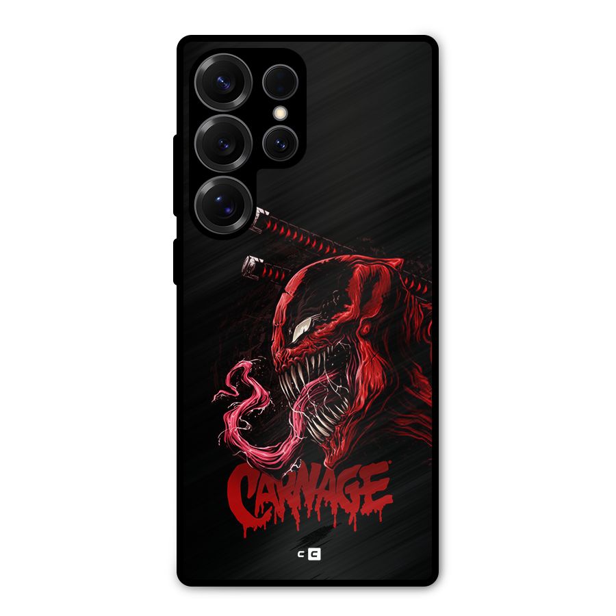 Hybrid Carnage Metal Back Case for Galaxy S25 Ultra