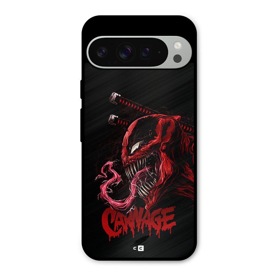 Hybrid Carnage Metal Back Case for Google Pixel 9 Pro XL