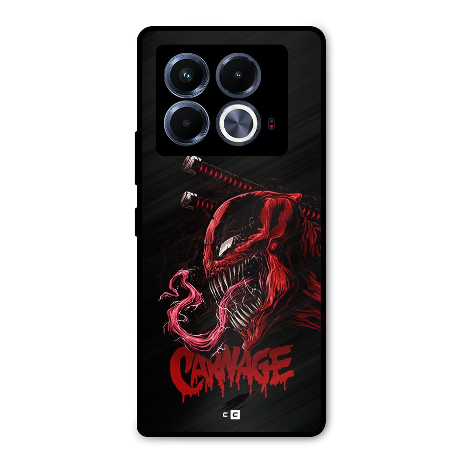 Hybrid Carnage Metal Back Case for Infinix Note 40 5G