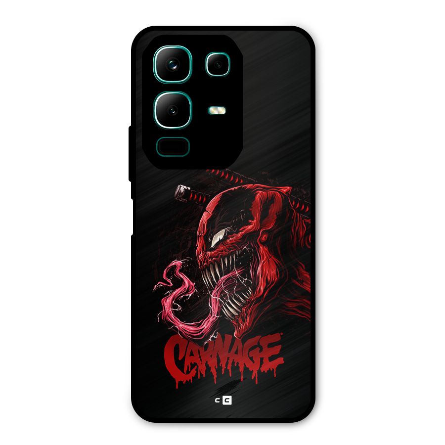 Hybrid Carnage Metal Back Case for Infinix Note 50x