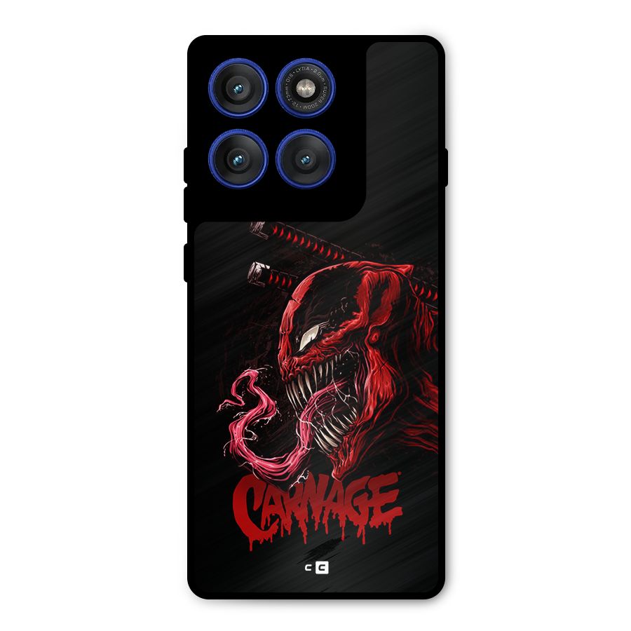 Hybrid Carnage Metal Back Case for Motorola Edge 60 Pro