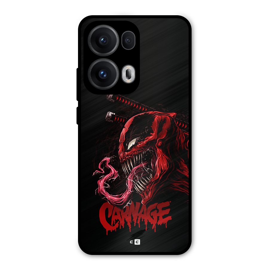 Hybrid Carnage Metal Back Case for Oppo Reno13 Pro