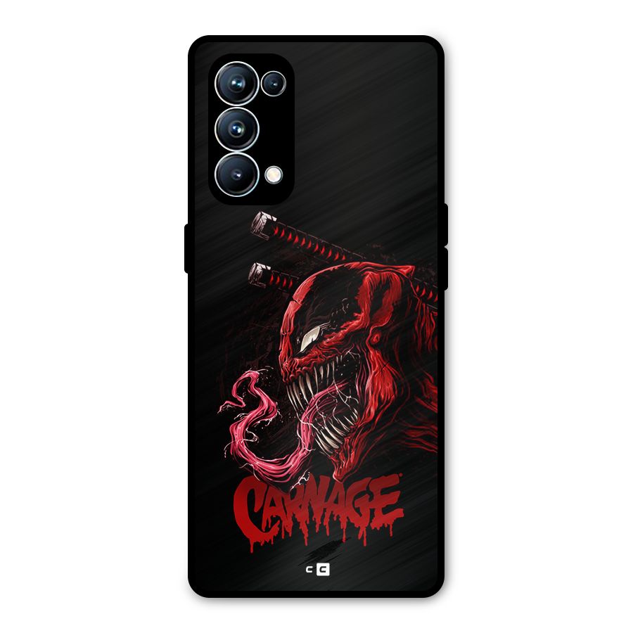 Hybrid Carnage Metal Back Case for Oppo Reno5 Pro 5G