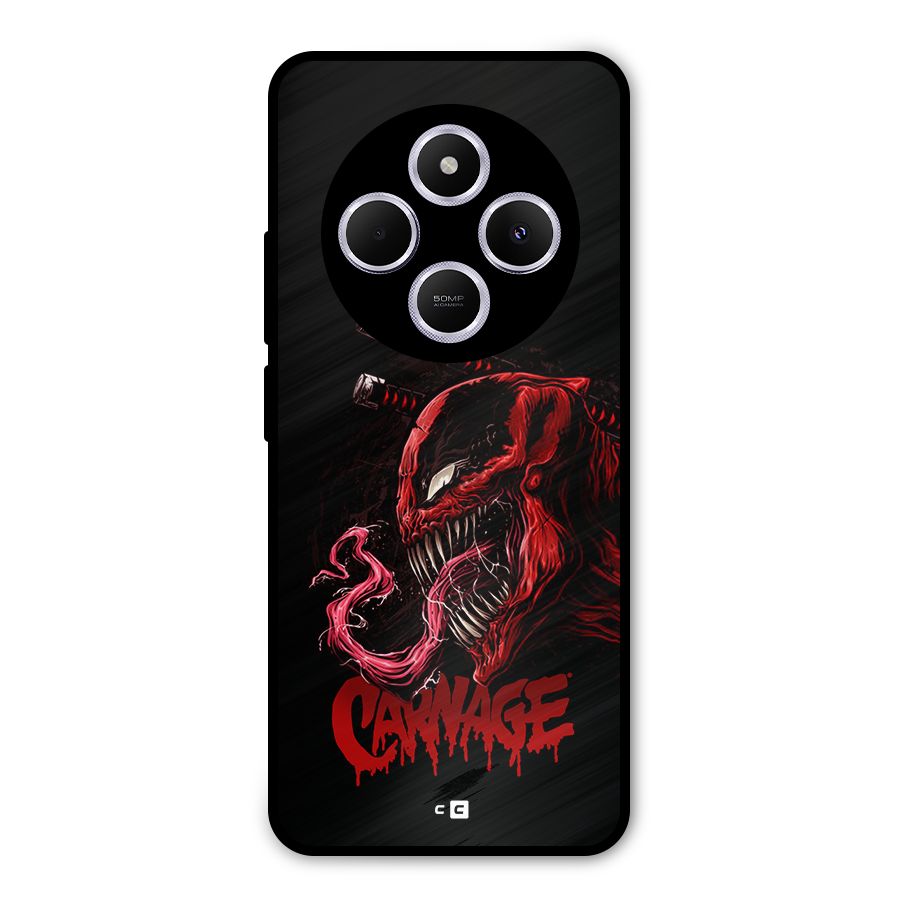 Hybrid Carnage Metal Back Case for Poco C75 5G