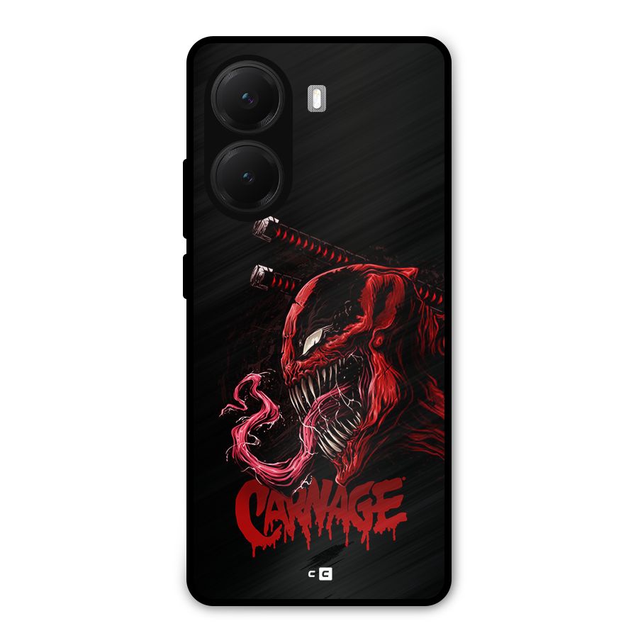 Hybrid Carnage Metal Back Case for Poco X7 Pro