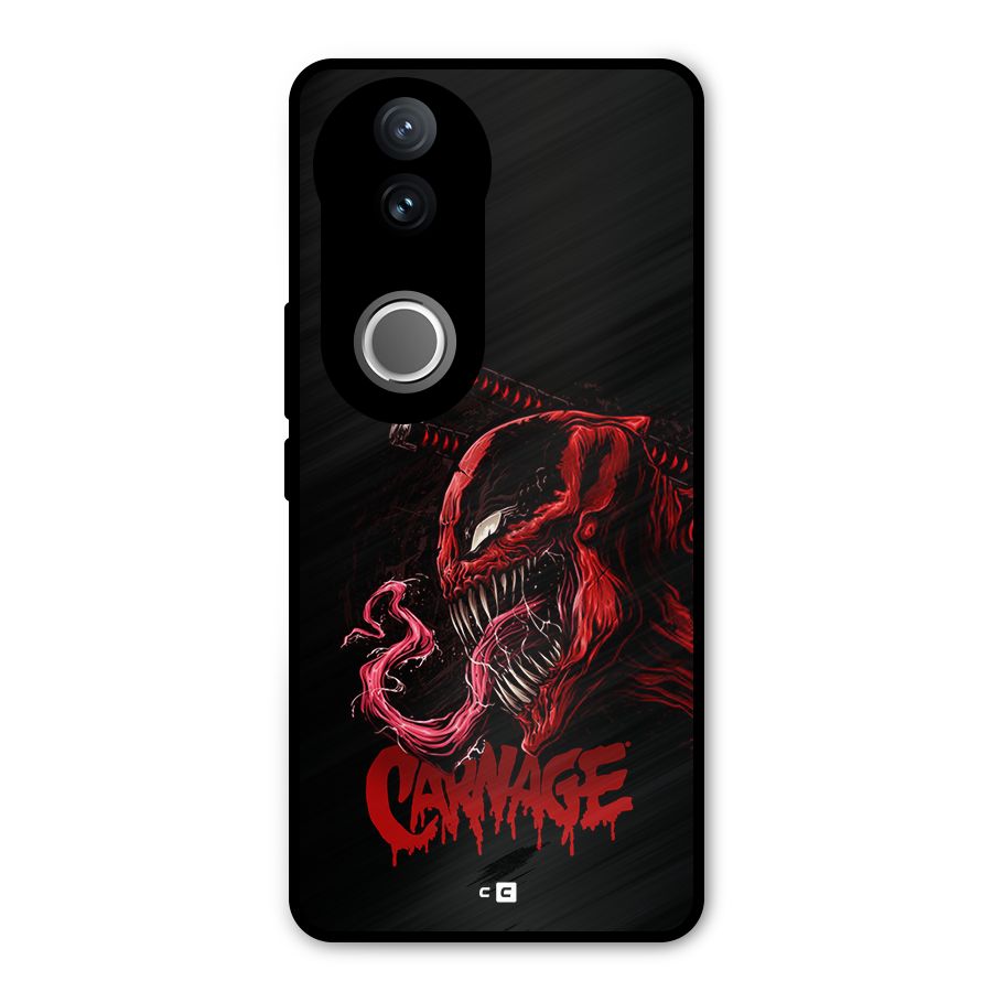 Hybrid Carnage Metal Back Case for Vivo V50e