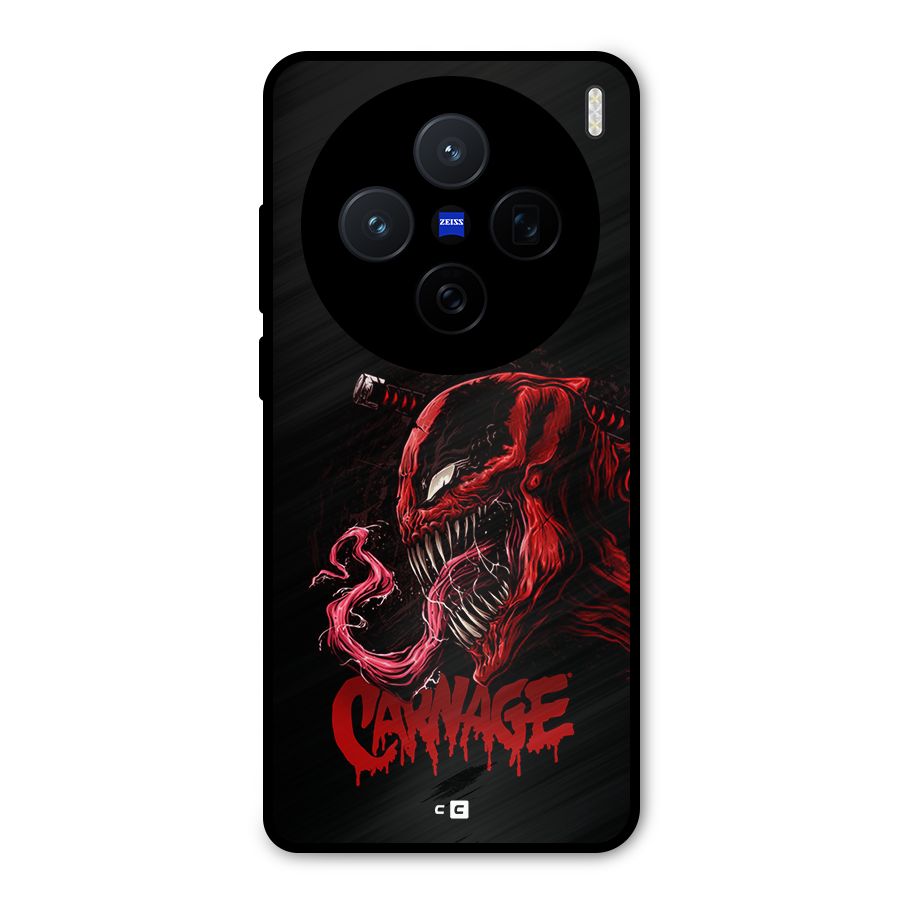Hybrid Carnage Metal Back Case for Vivo X200