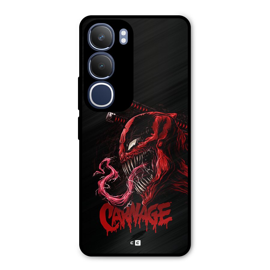 Hybrid Carnage Metal Back Case for Vivo Y29