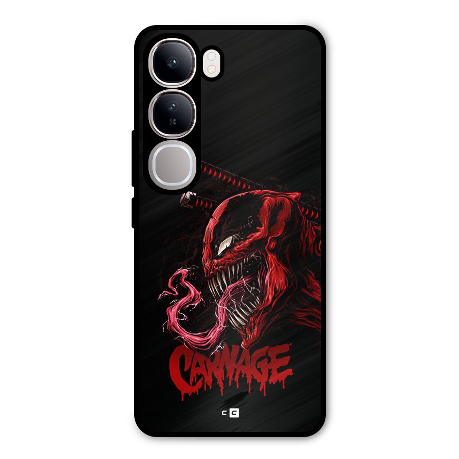 Hybrid Carnage Metal Back Case for Vivo Y300