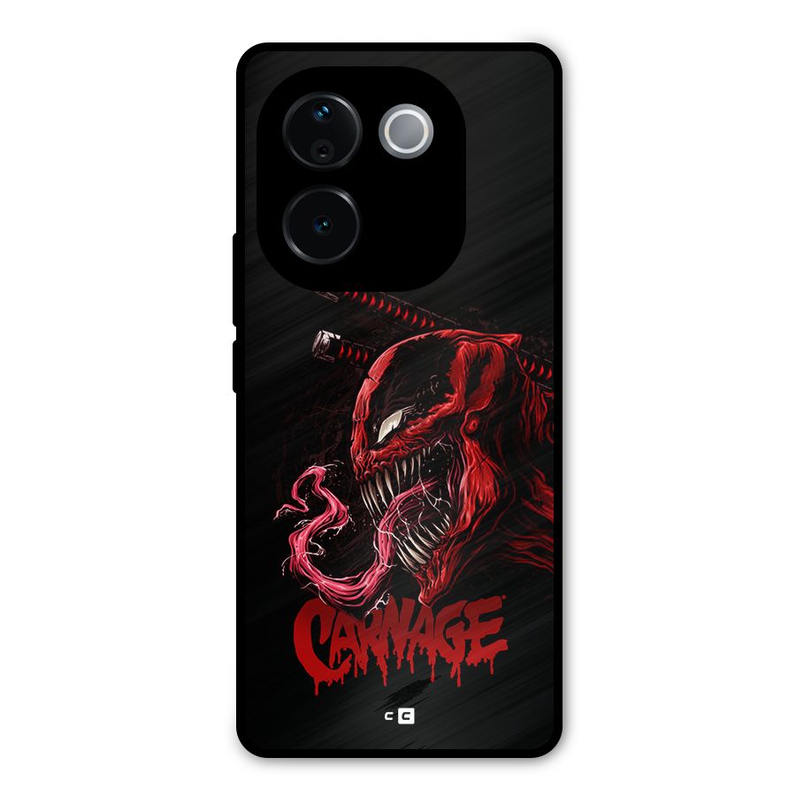 Hybrid Carnage Metal Back Case for iQOO Z9s Pro